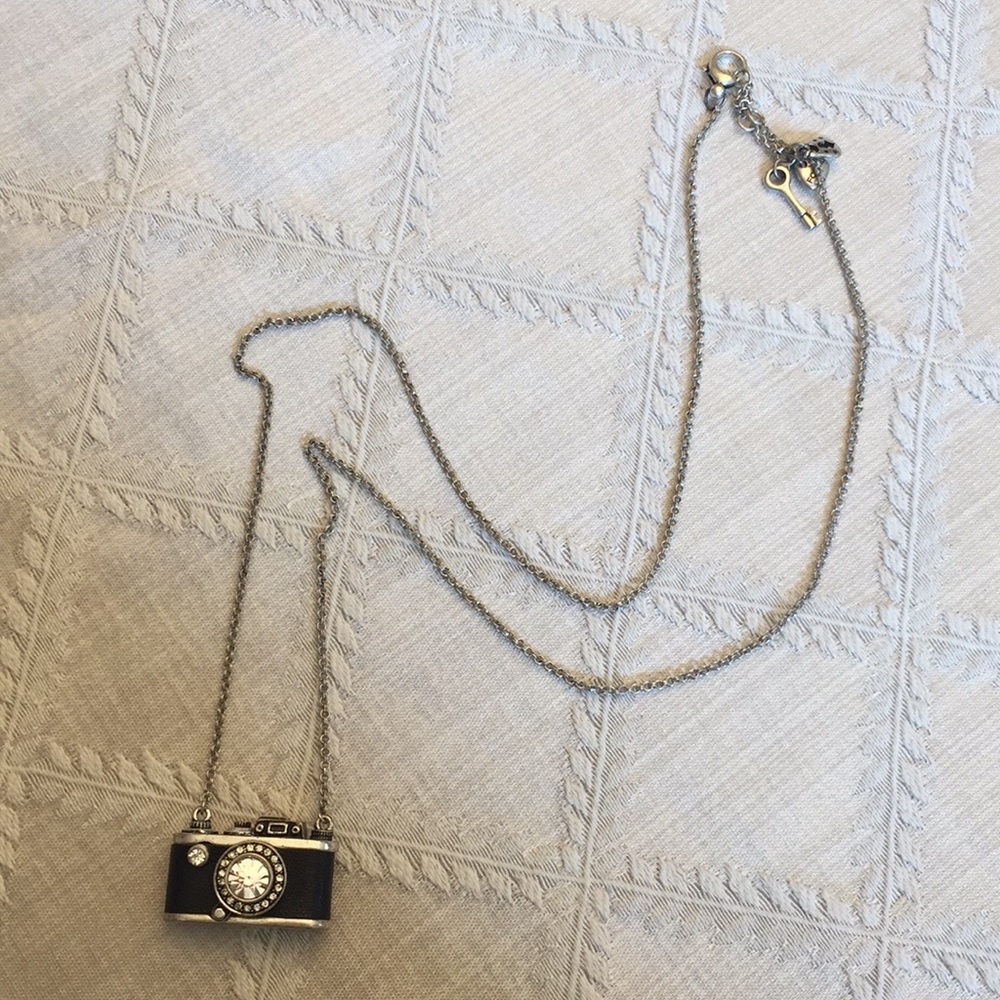 Fossil Camera Necklace